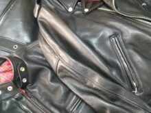 近江牛を使ったライダースジャケット